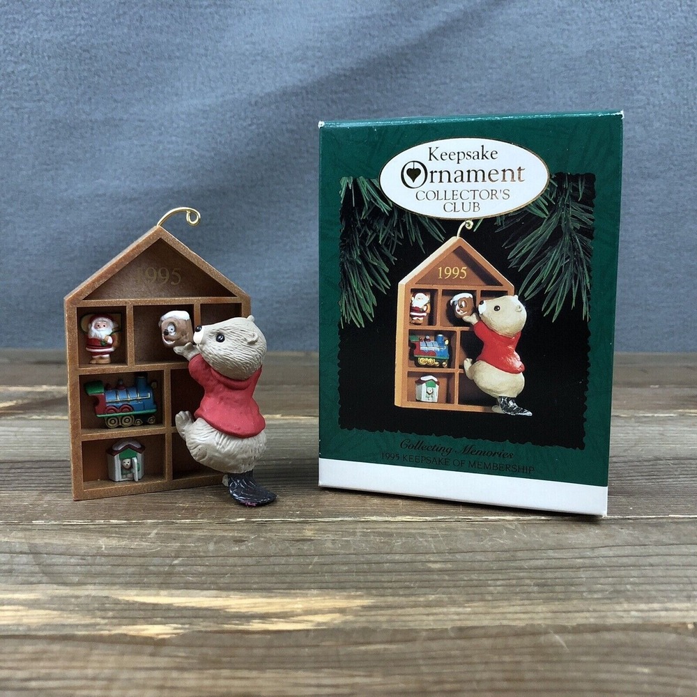 Hallmark Keepsake Ornament‎ Collecting Memories Beaver Christmas Holiday VTG